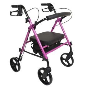 Rollator  Aluminum  Height Adjustable  Pink