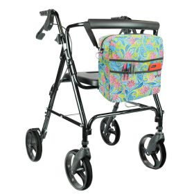 Rollator Bag (Option: Green Paisley)