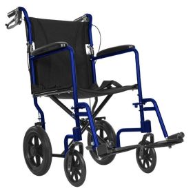 Transport Wheelchair (Option: Blue)