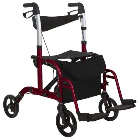 Wheelchair Rollator (Option: Red)