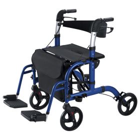 Wheelchair Rollator (Option: Blue)