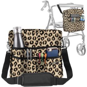 Rollator Bag (Option: Leopard Print)